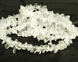 Glaspärlor - Glaschips - Crystal Clear - Ca100st