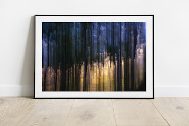 Sunrise and sunset ICM Print