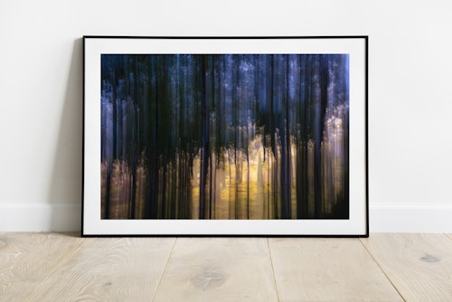 Sunrise and sunset ICM Print