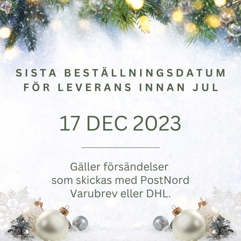 17 dec sista dagen att beställa