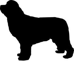 N-S Hundsiluetter Självhäftande från