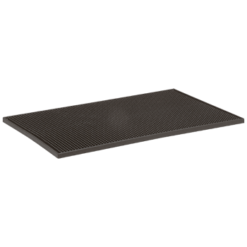 Barmatta svart gummi 450x300mm, 1st/frp FRANKHUGO