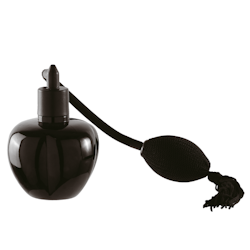 Sprayflaska Atomizer svart glas 10cl, 1st/frp FRANKHUGO