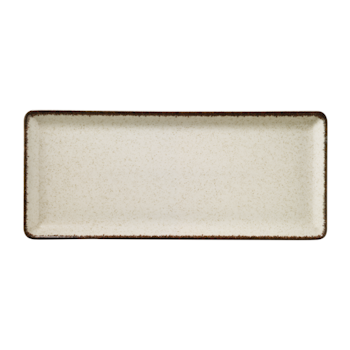 Blocho Pearl Tan Tallrik flat 35X15cm beige, 6 st/frp
