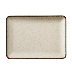 Blocho Pearl Tan Tallrik flat 27X20cm beige, 6 st/frp