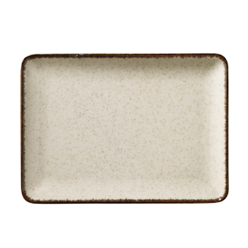 Blocho Pearl Tan Tallrik flat 27X20cm beige, 6 st/frp
