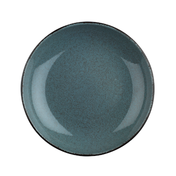 Blocho Pearl Colorx Tallrik djup rund 21cm gråblå, 6 st/frp