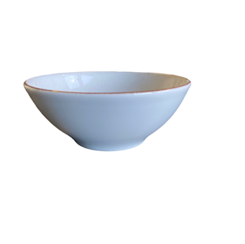 Blocho Royal Skål 13 cm Vit med prickar och rand, 6 st/frp