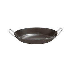 Paellapanna Blacksteel D370mm H55mm, 1 st/frp FRANKHUGO