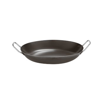 Paellapanna Blacksteel D370mm H55mm, 1 st/frp FRANKHUGO