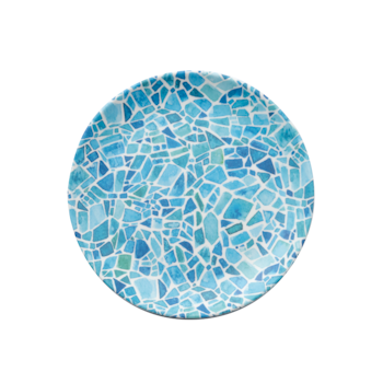 Tallrik flat 15 cm Melamin Mosaic, 1st/frp FRANKHUGO