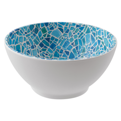 Skål 21,5 cm 2000 ml Melamin Mosaic, 1st/frp FRANKHUGO