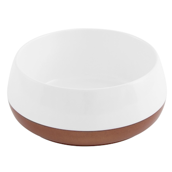 Skål 16 cm H 7 cm Melamin Gourmet White Two-Tone, 1st/frp FRANKHUGO