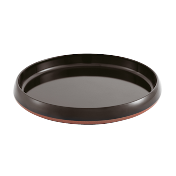 Tallrik 19 cm H 2 cm Melamin Gourmet Black Two-Tone, 1st/frp FRANKHUGO