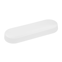 Tallrik oval 30x10 H 3 cm Melamin Gourmet White, 1st/frp FRANKHUGO