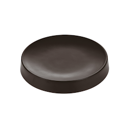 Tallrik 20 cm H 3 cm Melamin Gourmet Black, 1st/frp FRANKHUGO