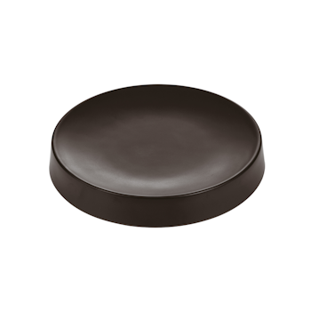 Tallrik 20 cm H 3 cm Melamin Gourmet Black, 1st/frp FRANKHUGO