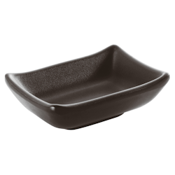 Skål 9x7x2,5 cm Black Melamin, 1st/frp FRANKHUGO