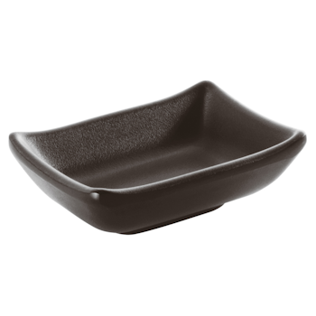 Skål 9x7x2,5 cm Black Melamin, 1st/frp FRANKHUGO