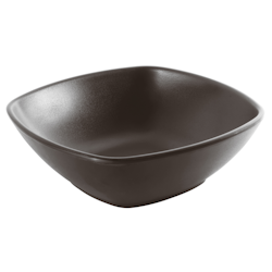 Skål 17,5x17,5x7 cm Black Melamin, 1st/frp FRANKHUGO