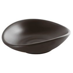 Skål 13x11 cm Black Melamin, 1st/frp FRANKHUGO
