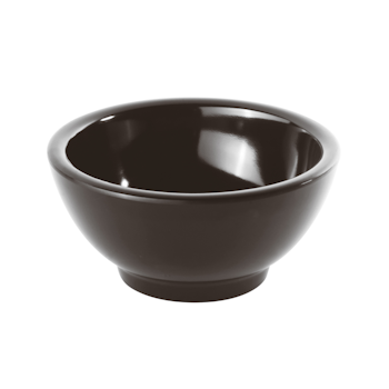 Skål 9 cm Black Melamin, 1st/frp FRANKHUGO