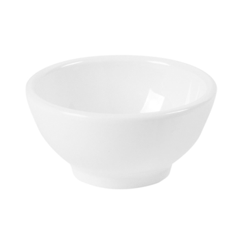 Skål 13 cm H 6,5 cm White Melamin, 1st/frp FRANKHUGO