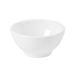 Skål 9 cm H 4,5 cm White Melamin, 1st/frp FRANKHUGO