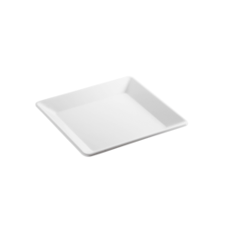 Fat kvadratiskt 18x18 cm White Melamin, 1st/frp FRANKHUGO