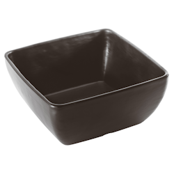 Skål 25x25x12 cm 3,8 L Black Melamin, 1st/frp FRANKHUGO