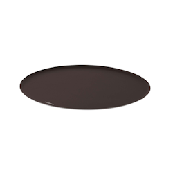 Bricka rund D 31cm svart, 1st/frp FRANKHUGO