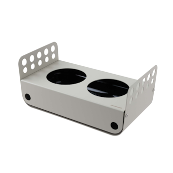 Kyldisplay för 2 burkar eller kannor med tillbehör 33,3x18,2x14,2cm grå, 1st/frp FRANKHUGO