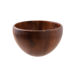 Skål D 22cm H 13cm trä, 1st/frp FRANKHUGO