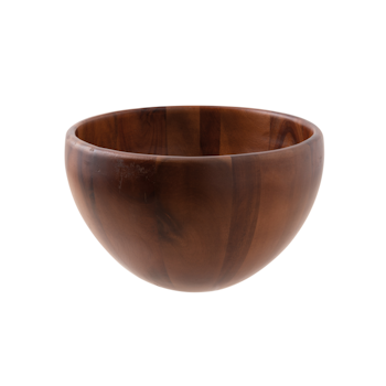Skål D 22cm H 13cm trä, 1st/frp FRANKHUGO