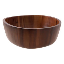 Skål D 33cm H 12cm trä, 1st/frp FRANKHUGO