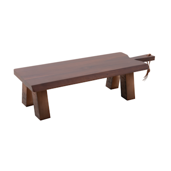 Ställning 60x20cm H 14cm trä, 1st/frp FRANKHUGO