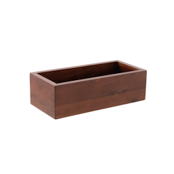Låda 26,5x12x8cm trä, 1st/frp FRANKHUGO