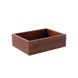 Låda 26,5x20,5x8cm trä, 1st/frp FRANKHUGO