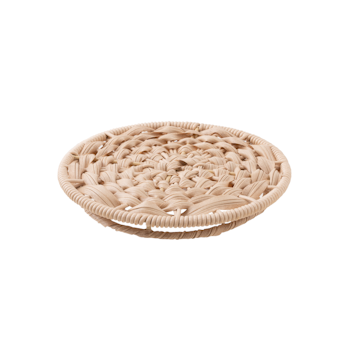 Underlägg D 18cm H 3cm konstrotting, 1st/frp FRANKHUGO