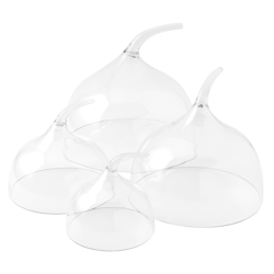 Cloche D 31cm H 32cm polykarbonat, 1st/frp FRANKHUGO