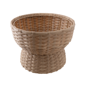 Skål på fot D 43cm H 32cm konstrotting, 1st/frp FRANKHUGO