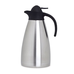Termos rostfri/svart 1 liter, 1 st/frp FRANKHUGO