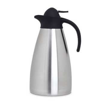 Termos rostfri/svart 1 liter, 1 st/frp FRANKHUGO