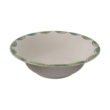 Blocho Limoncello Skål rund vit med mönster 35cl 16cm, 6st/frp