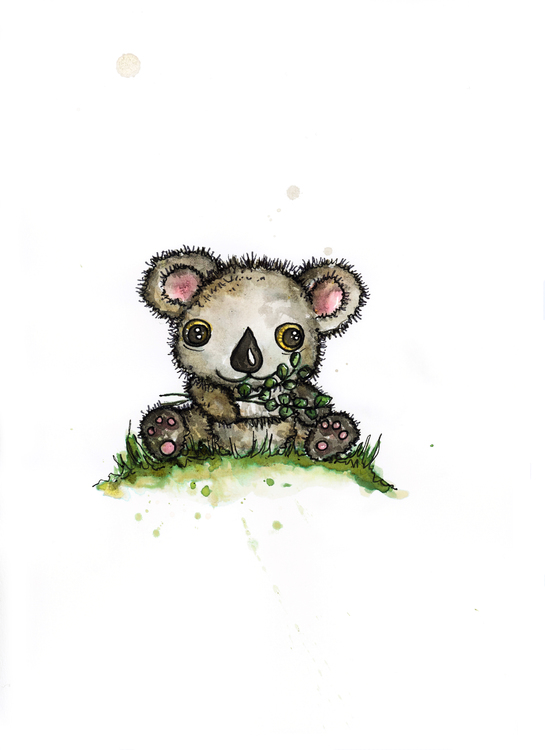 Print Baby Animals  - Koalan Collin