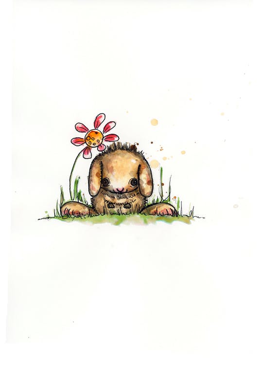 Print Baby Animals - Kaninen Louie