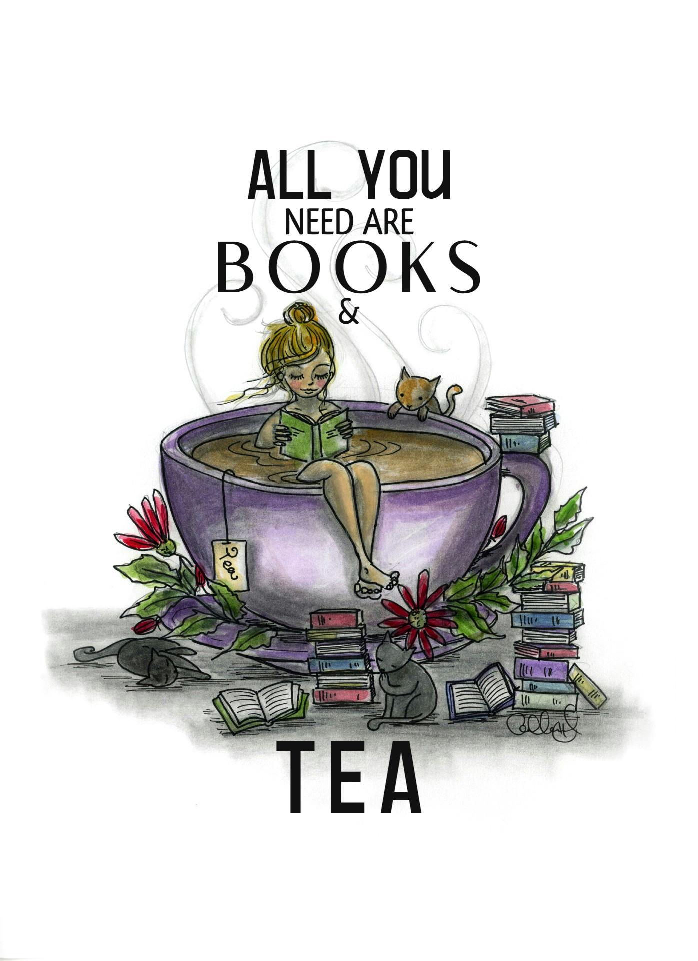 Print Tea - All you need are books & tea