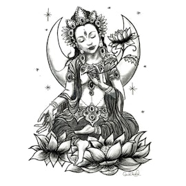 Print Tara - Den kvinnliga Buddan