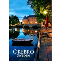 Vykort - Örebro Slott by night
