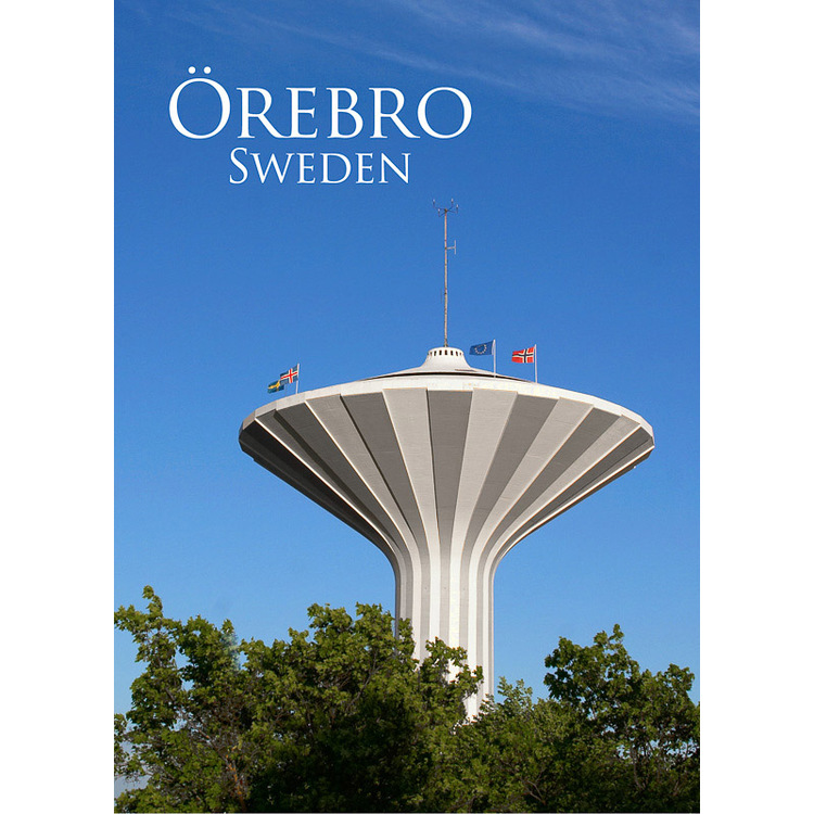 Vykort. Örebro  Svampen. Foto: Per Johansson - Joanzon. Kortbutiken säljer detta vykort.